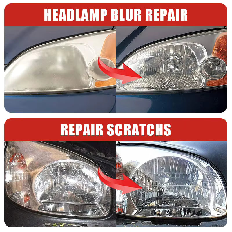 CrystalBeam™ Headlight Restoration Kit – Restore Clarity & Night Visibility Fast