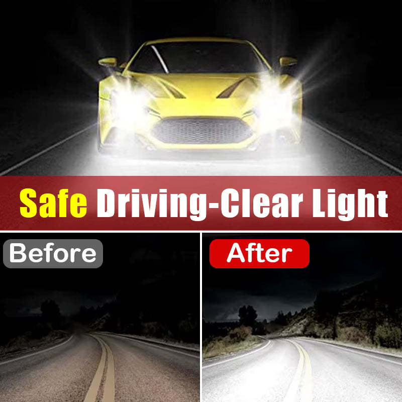 CrystalBeam™ Headlight Restoration Kit – Restore Clarity & Night Visibility Fast